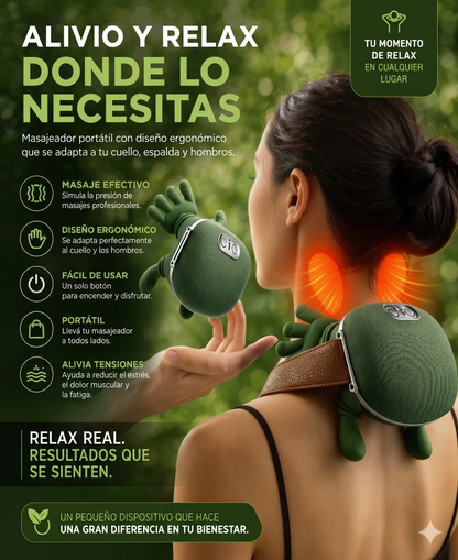 AVIRA ZENIX™ Masajeador Cervical y Lumbar con Calor
